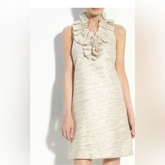 kate spade Dresses & Skirts - Kate Spade Silk Blend Golden Frock Dress